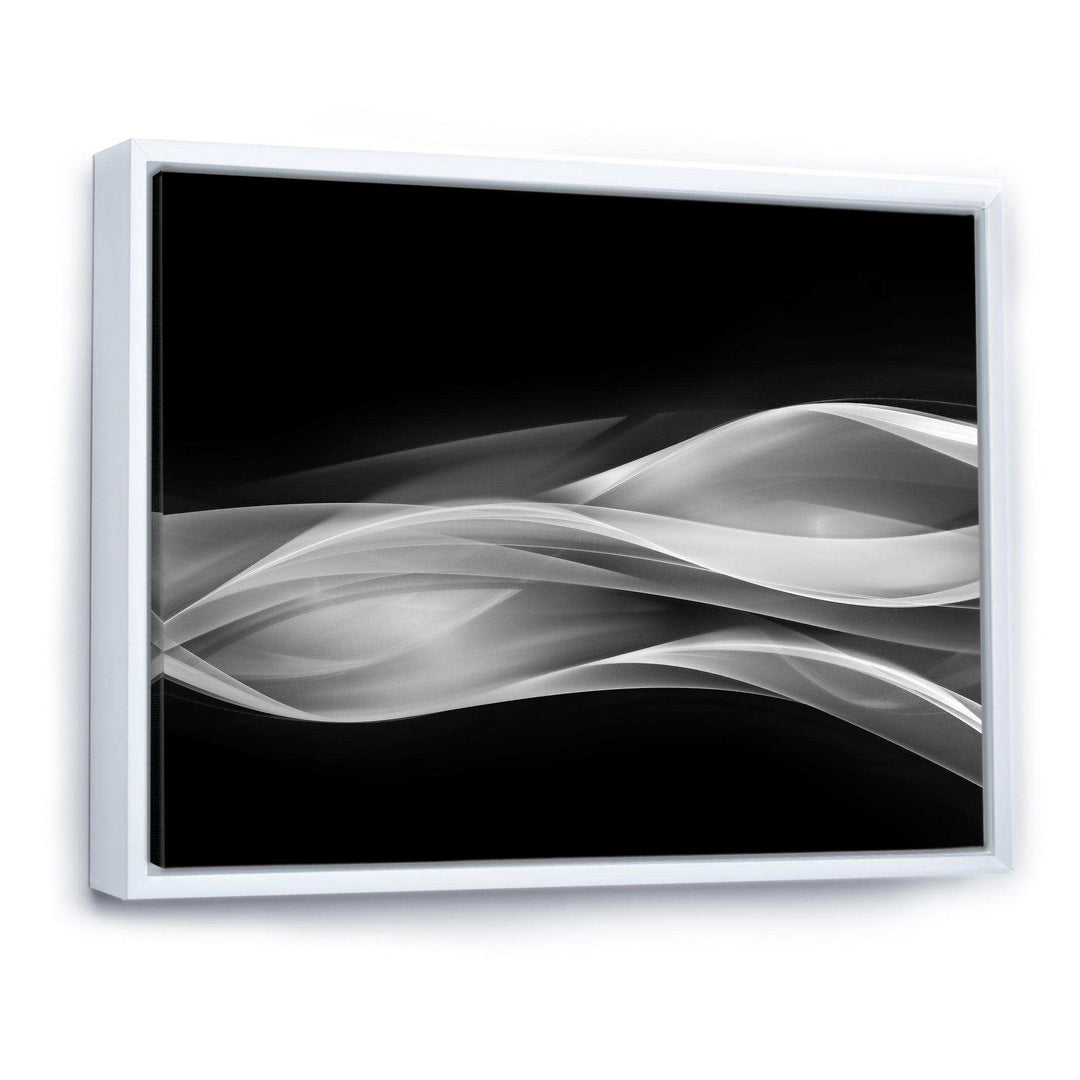 Glittering Silver Pattern - Modern Canvas Wall Art