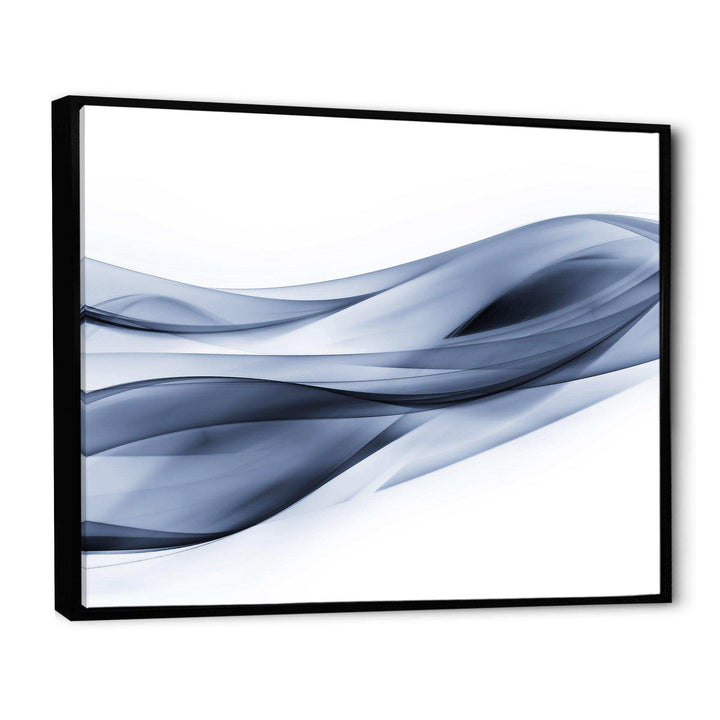 Glittering Light Blue Pattern - Modern Canvas Wall Art
