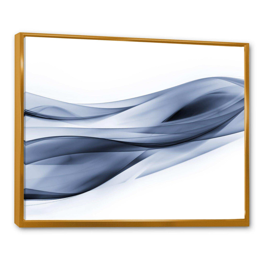 Glittering Light Blue Pattern - Modern Canvas Wall Art