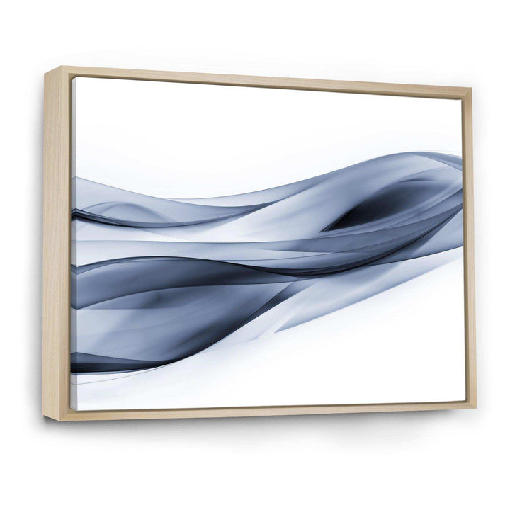 Glittering Light Blue Pattern - Modern Canvas Wall Art