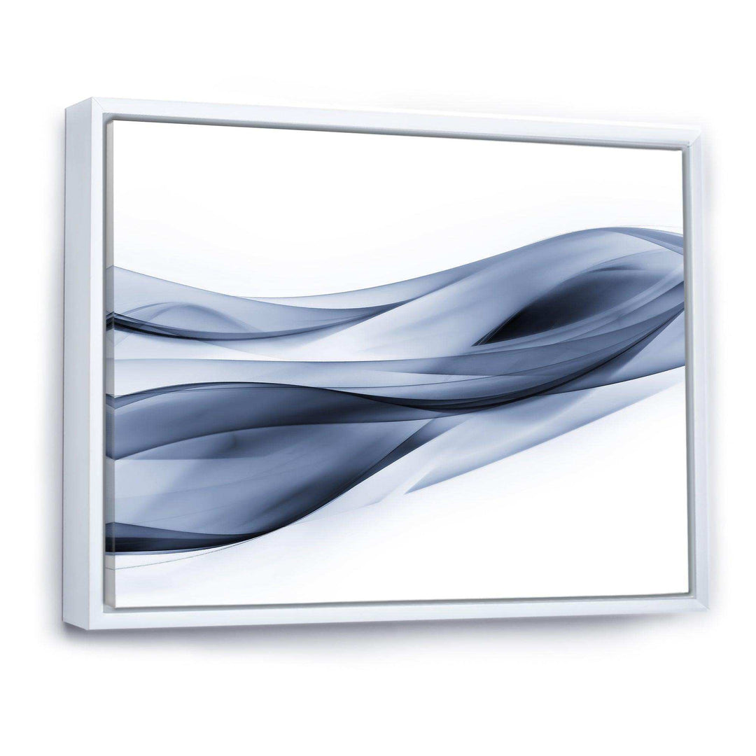 Glittering Light Blue Pattern - Modern Canvas Wall Art