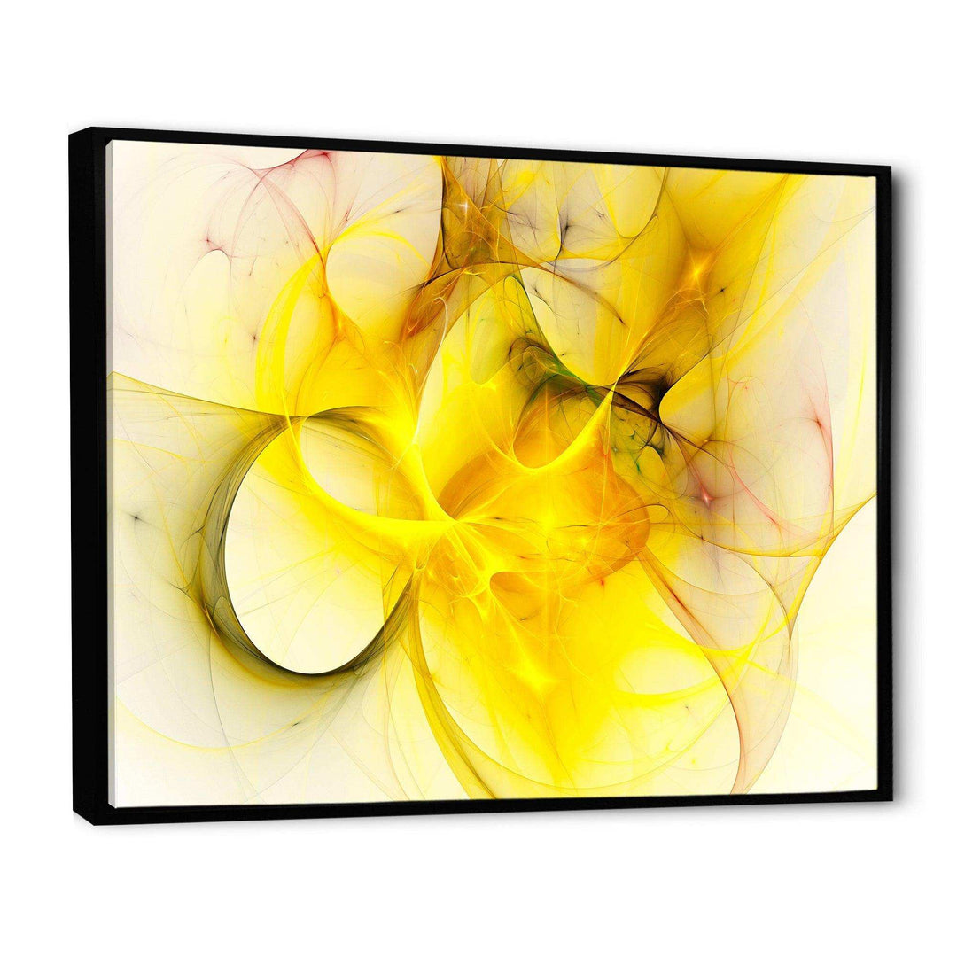 Light Yellow Nebula Star - Modern Wall Art Prints