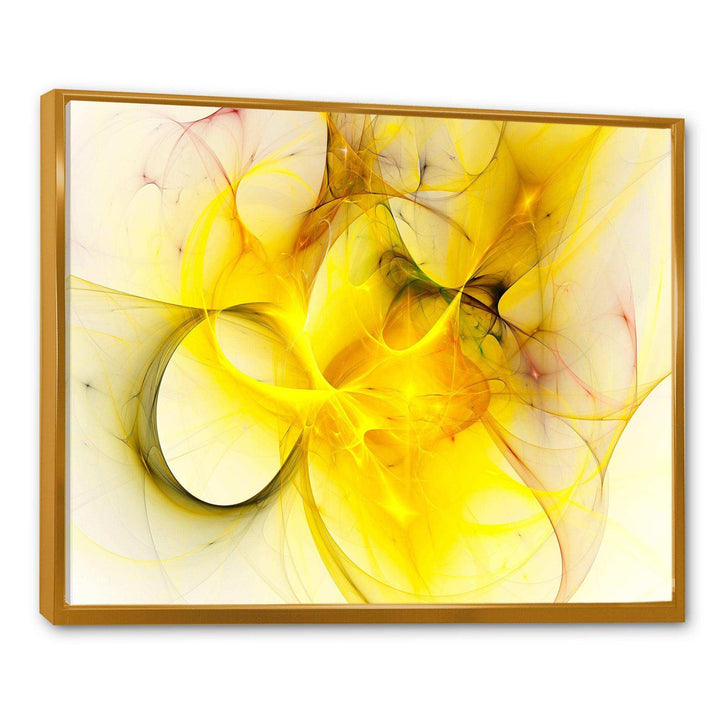 Light Yellow Nebula Star - Modern Wall Art Prints
