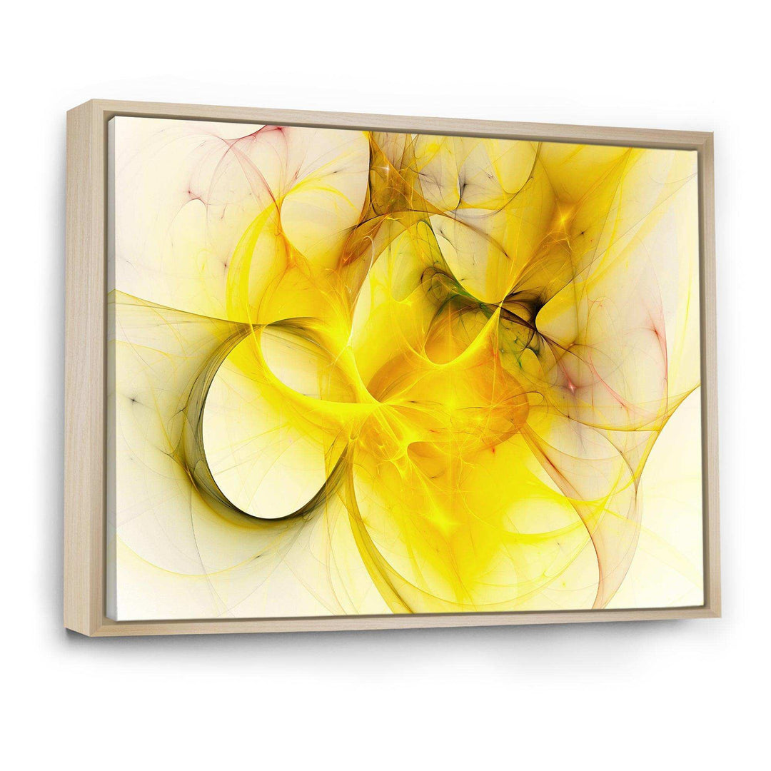 Light Yellow Nebula Star - Modern Wall Art Prints