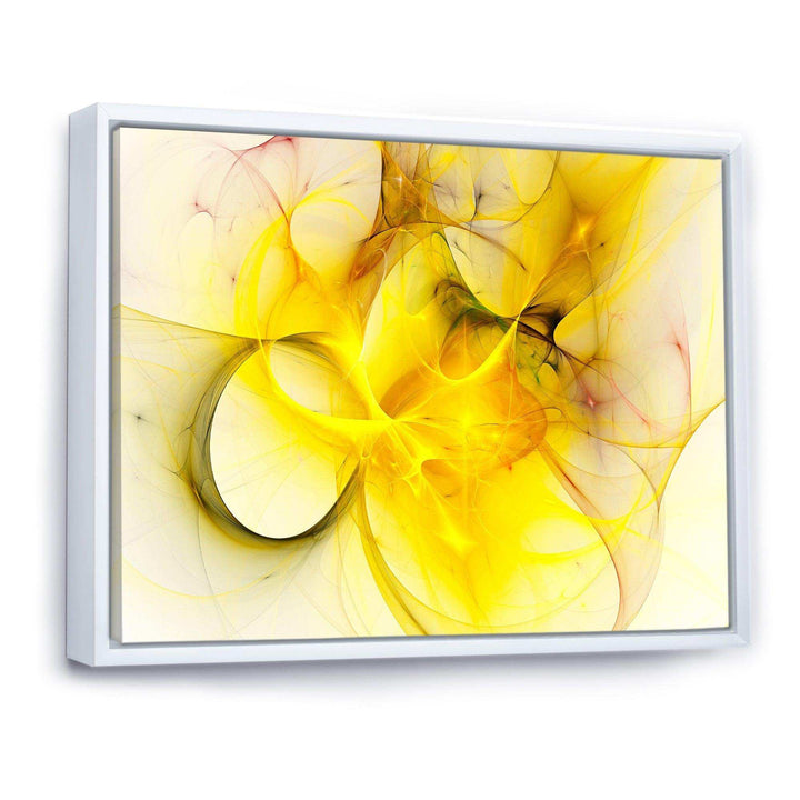 Light Yellow Nebula Star - Modern Wall Art Prints