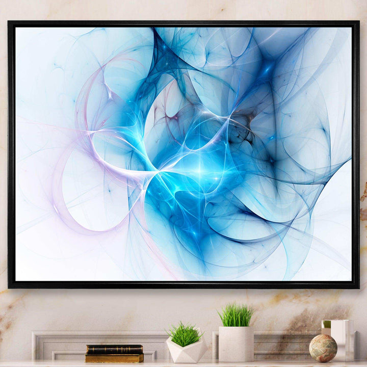 Blue Nebula Star - Modern Bedroom Wall Art