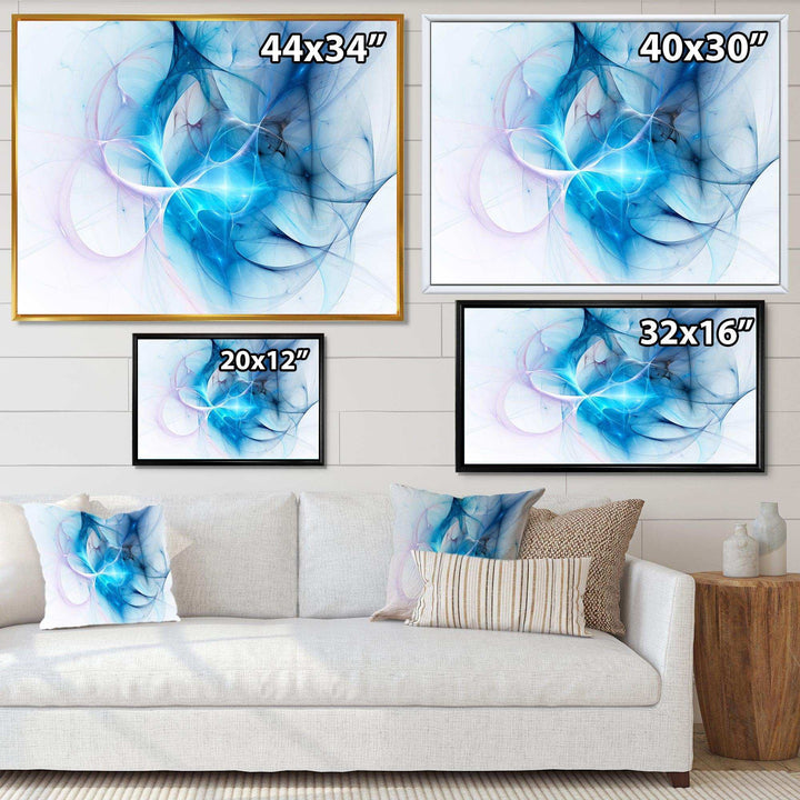 Blue Nebula Star - Modern Bedroom Wall Art