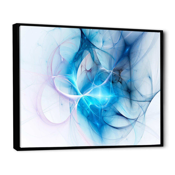 Blue Nebula Star - Modern Bedroom Wall Art