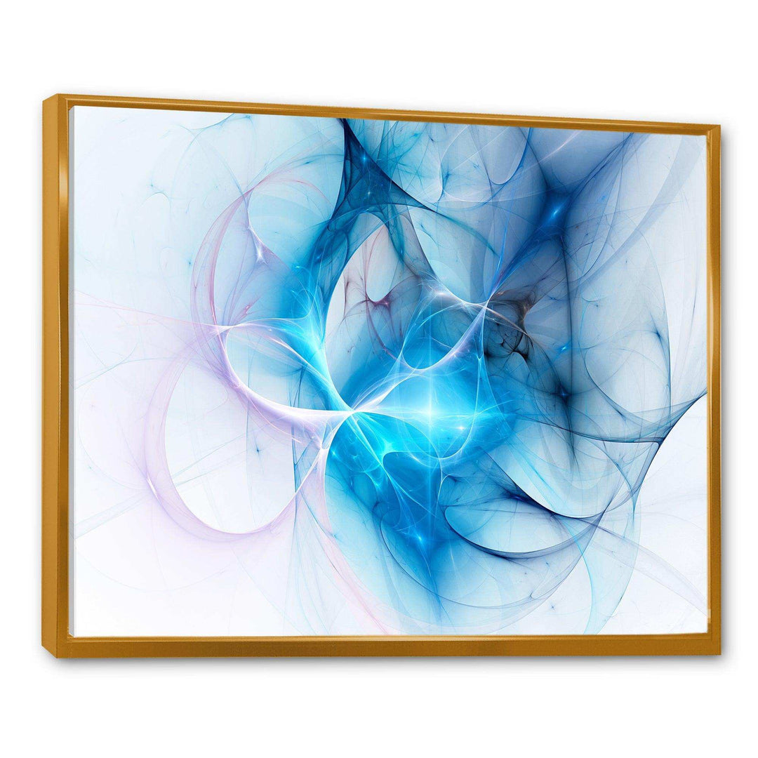Blue Nebula Star - Modern Bedroom Wall Art