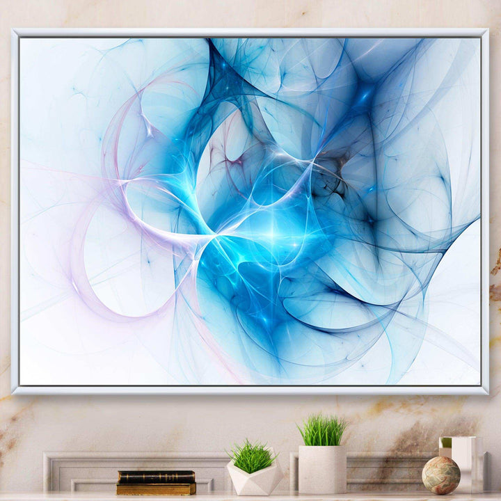 Blue Nebula Star - Modern Bedroom Wall Art