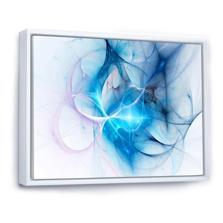 Blue Nebula Star - Modern Bedroom Wall Art