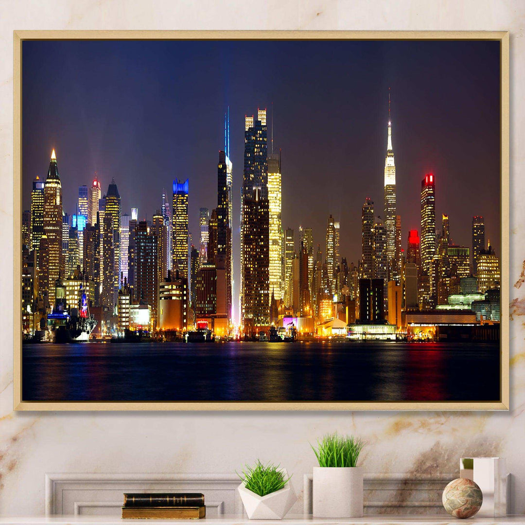 New York Skyline at Night