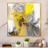 Mustard Yellow And Vivid Gray I