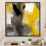 Mustard Yellow And Vivid Gray II