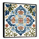 Mediterranean Tiles In Retro Blue I