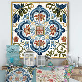 Mediterranean Tiles In Retro Blue I