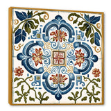 Mediterranean Tiles In Retro Blue I