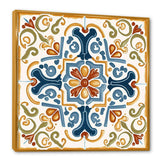 Mediterranean Tiles In Retro Blue II