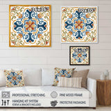 Mediterranean Tiles In Retro Blue II