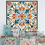 Mediterranean Tiles In Retro Blue III