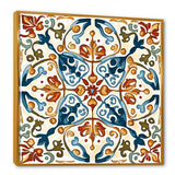 Mediterranean Tiles In Retro Blue III