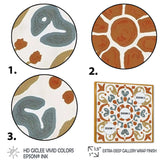 Moroccoan Tiles In Earth Tones V