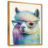 Cool Alpaca With Sunglasses Watercolour I