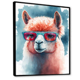 Cool Alpaca With Sunglasses Watercolour II