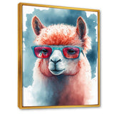 Cool Alpaca With Sunglasses Watercolour II