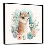 Flower Alpaca Watercolour VI