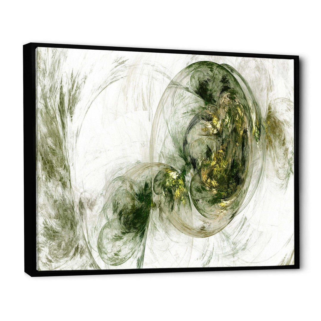 Colored Smoke Green - Modern Living Room Wall Decor