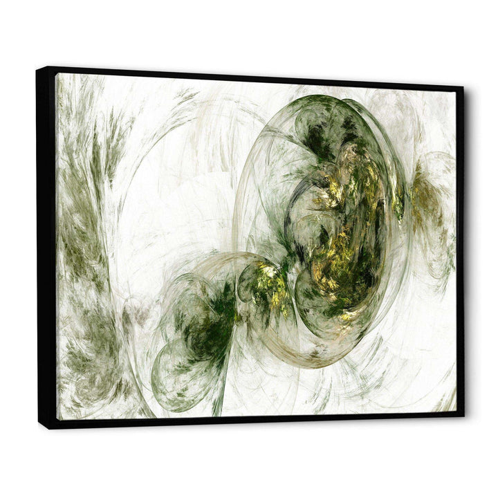 Colored Smoke Green - Modern Living Room Wall Decor