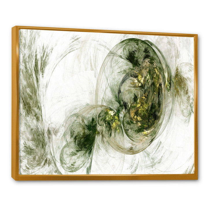 Colored Smoke Green - Modern Living Room Wall Decor
