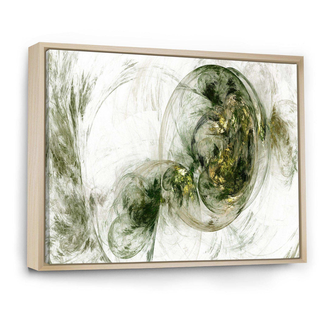 Colored Smoke Green - Modern Living Room Wall Decor