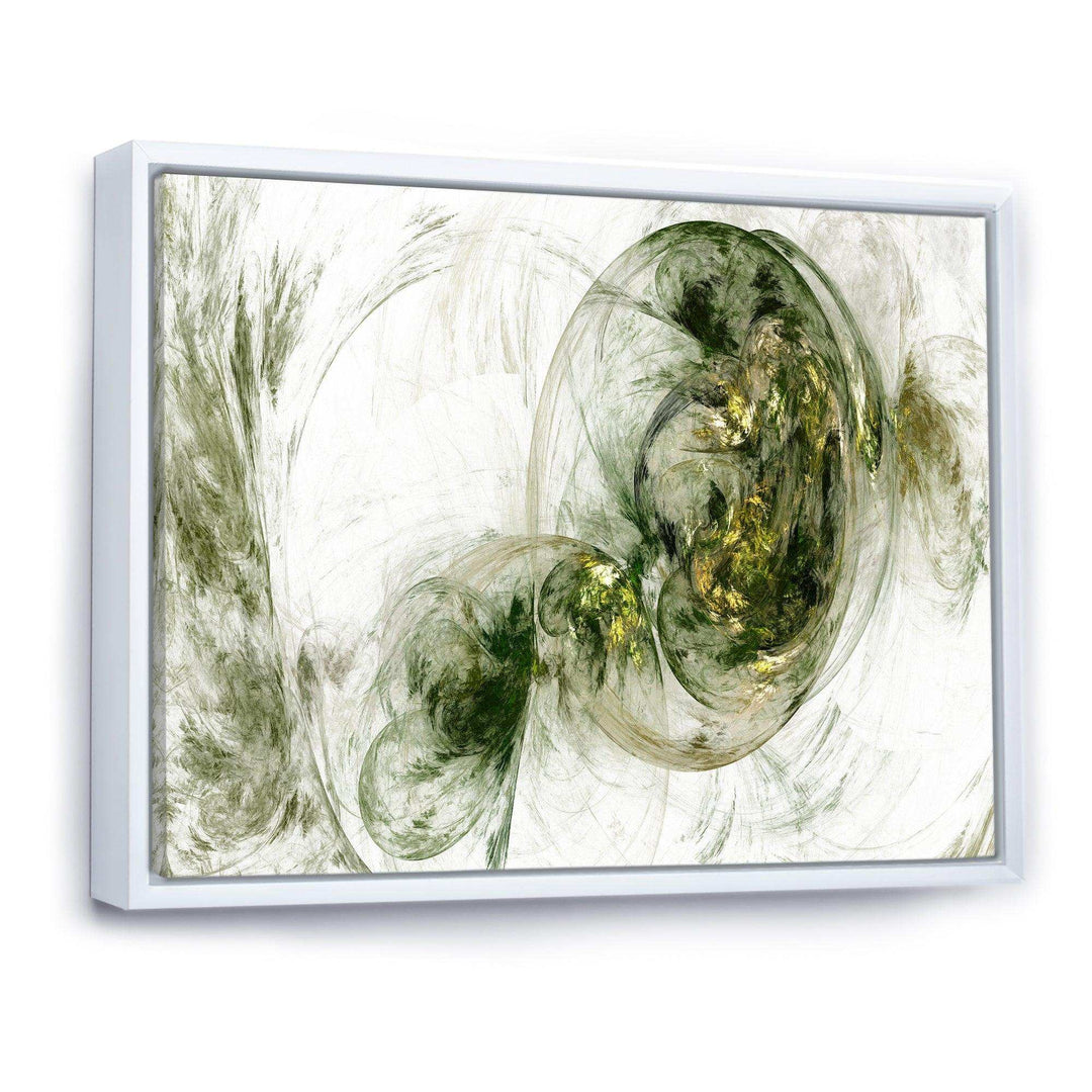 Colored Smoke Green - Modern Living Room Wall Decor