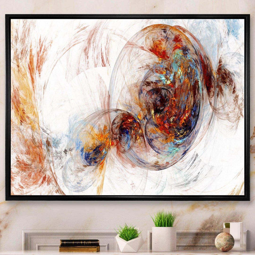 Colored Smoke Brown - Modern Bedroom Wall Art