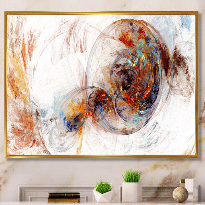 Colored Smoke Brown - Modern Bedroom Wall Art