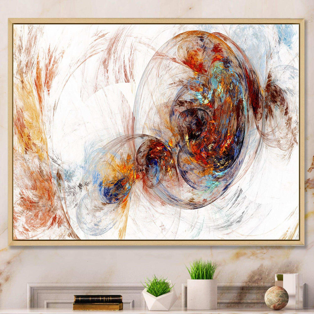 Colored Smoke Brown - Modern Bedroom Wall Art