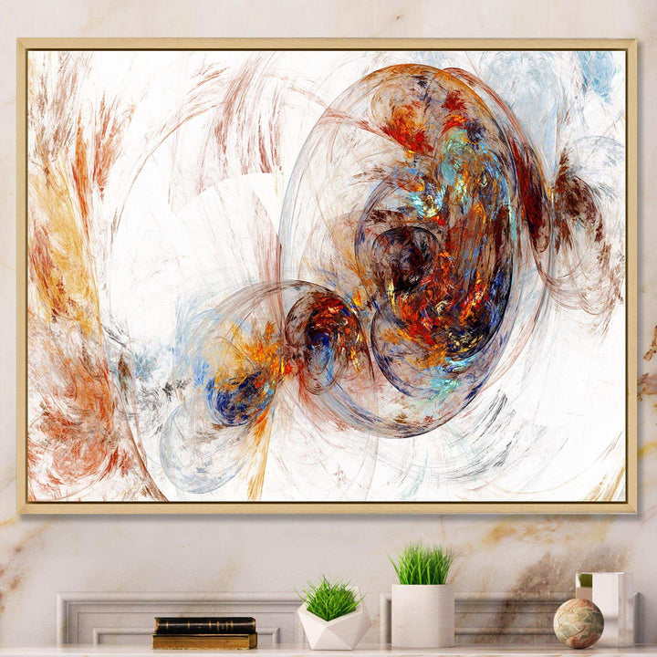Colored Smoke Brown - Modern Bedroom Wall Art