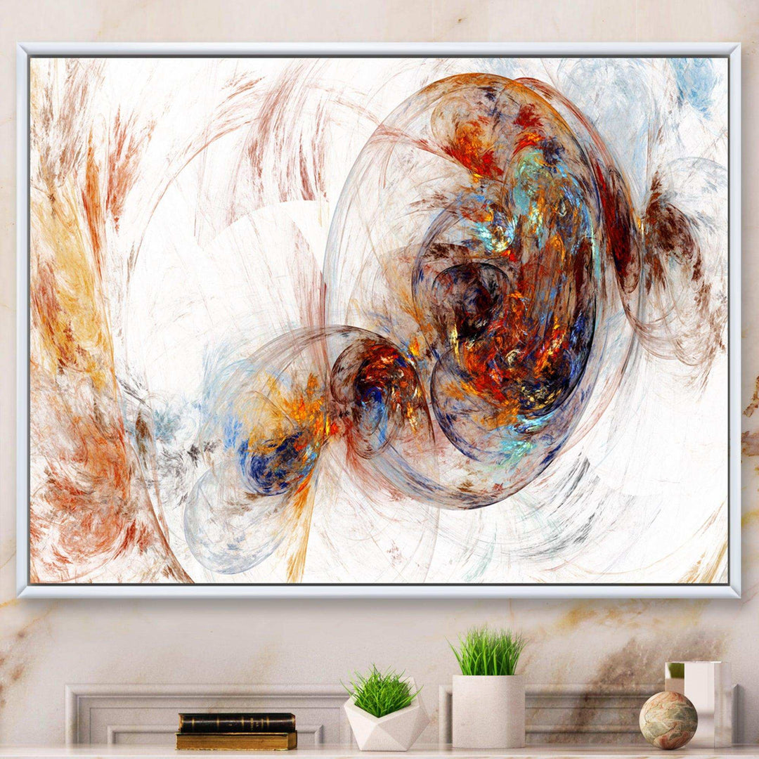 Colored Smoke Brown - Modern Bedroom Wall Art