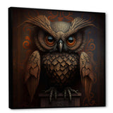 Wise Owl In Earth Tones I