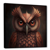 Wise Owl In Earth Tones II