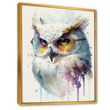 Cool White Owl With Funky Sunglasses I