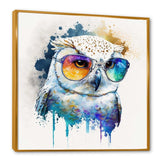 Cool White Owl With Funky Sunglasses IV