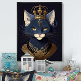 Portrait Of A Royal Blue Cat Prince II