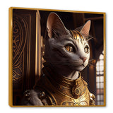 White Cat In Golden Armour