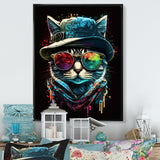 Cool Cat With Funky Sunglasses And A Hat I