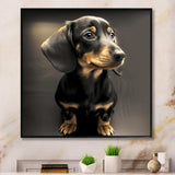 Cute Daschund Portrait