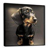 Cute Daschund Portrait