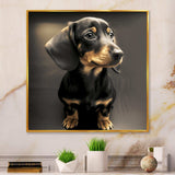 Cute Daschund Portrait